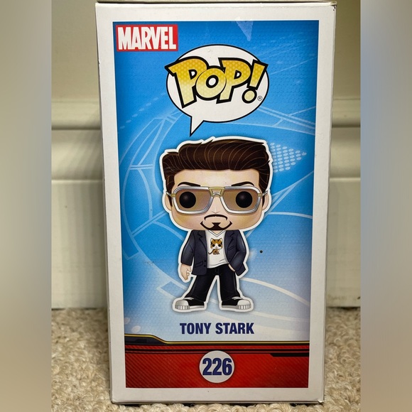 Tony Stark Funko Pop, Spider-Man Homecoming #226 - Picture 3 of 6